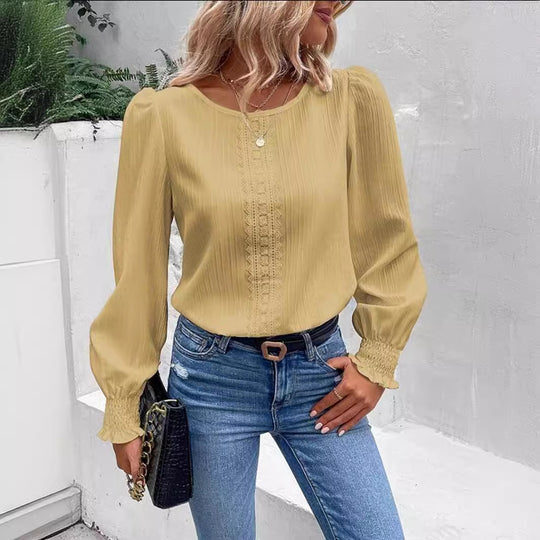 Damen Elegantes und luftiges Blusenshirt EB