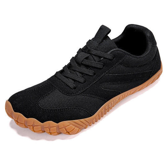 Unisex atmungsaktive Mesh-Sneaker mit Wildleder-Overlays, flexibler Profilsohle und ergonomischem Fußbett EB