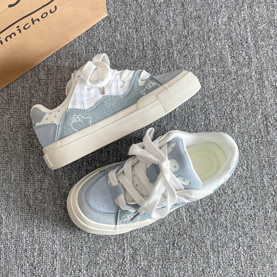 Damen Sneaker mit verspieltem Tierdesign und atmungsaktivem Obermaterial EB