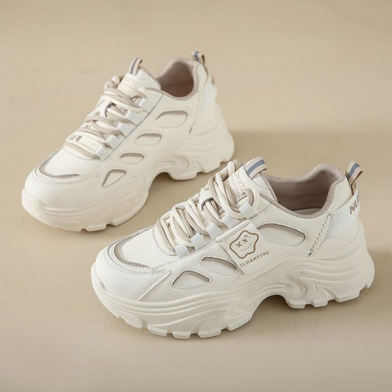 Damen Sportliche Chunky Sneakers mit ergonomischer Dämpfung und atemberaubender Oberflächenstruktur EB