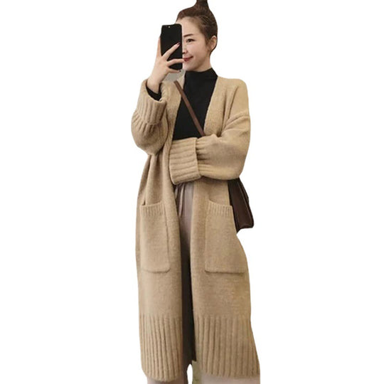Damen Langstrickjacke EB