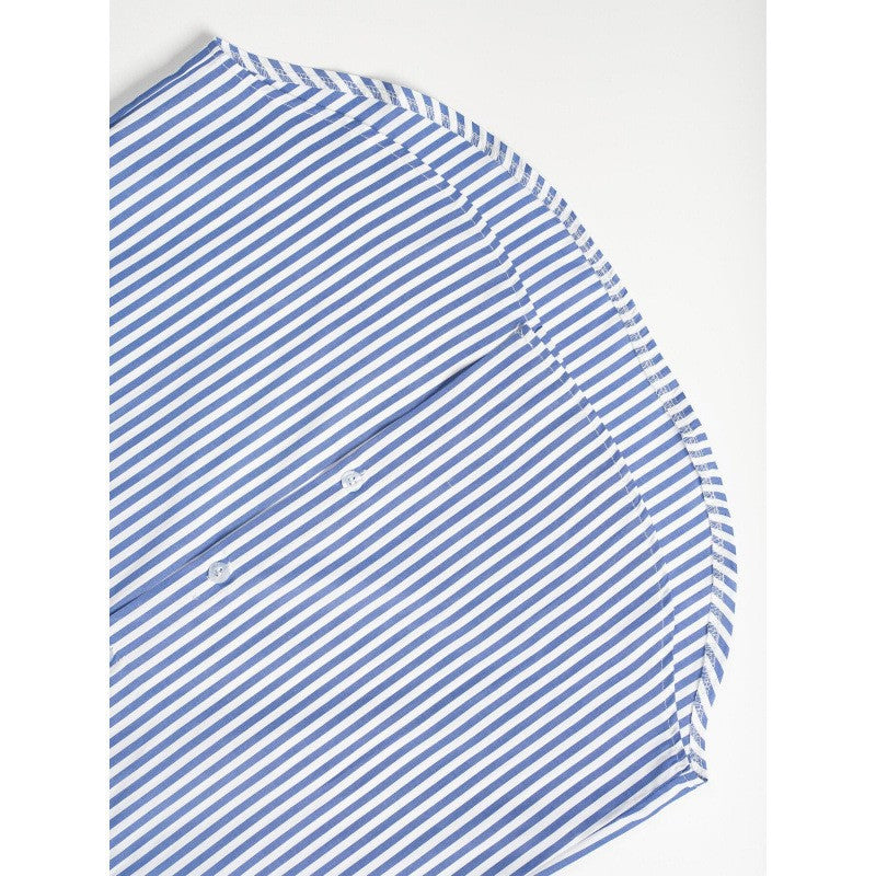 Damen lässige Hemdbluse mit Streifenmuster EB