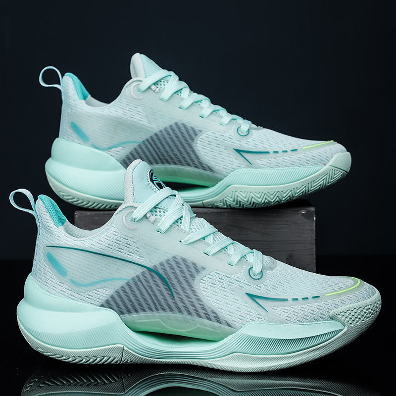 Herren niedriger Basketball-Sneaker mit stabilisierender TPU-Brücke und reaktiver EVA-Zwischensohle EB