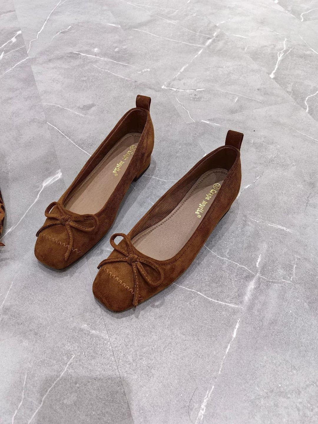 Damen Ballerinas mit dekorativem Schleifen-Detail EB