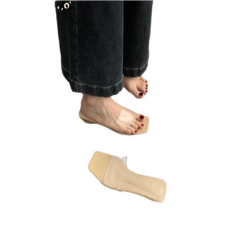 Damen elegante transparent Slipper EB