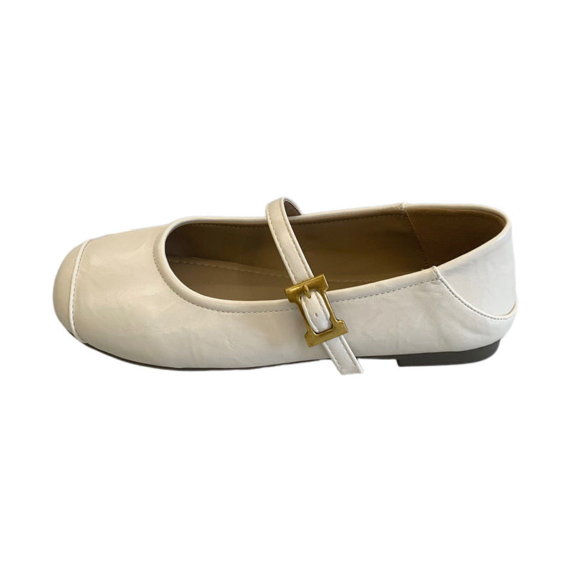 Damen Ballerinas mit dekorativem Riemchen und komfortablem Fußbett EB