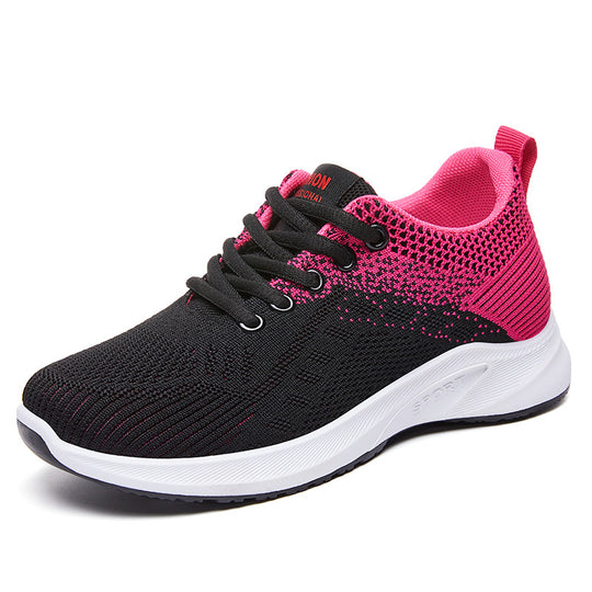 Damen Sportliche Leichtgewicht-Sneaker mit atmungsaktivem Obermaterial EB