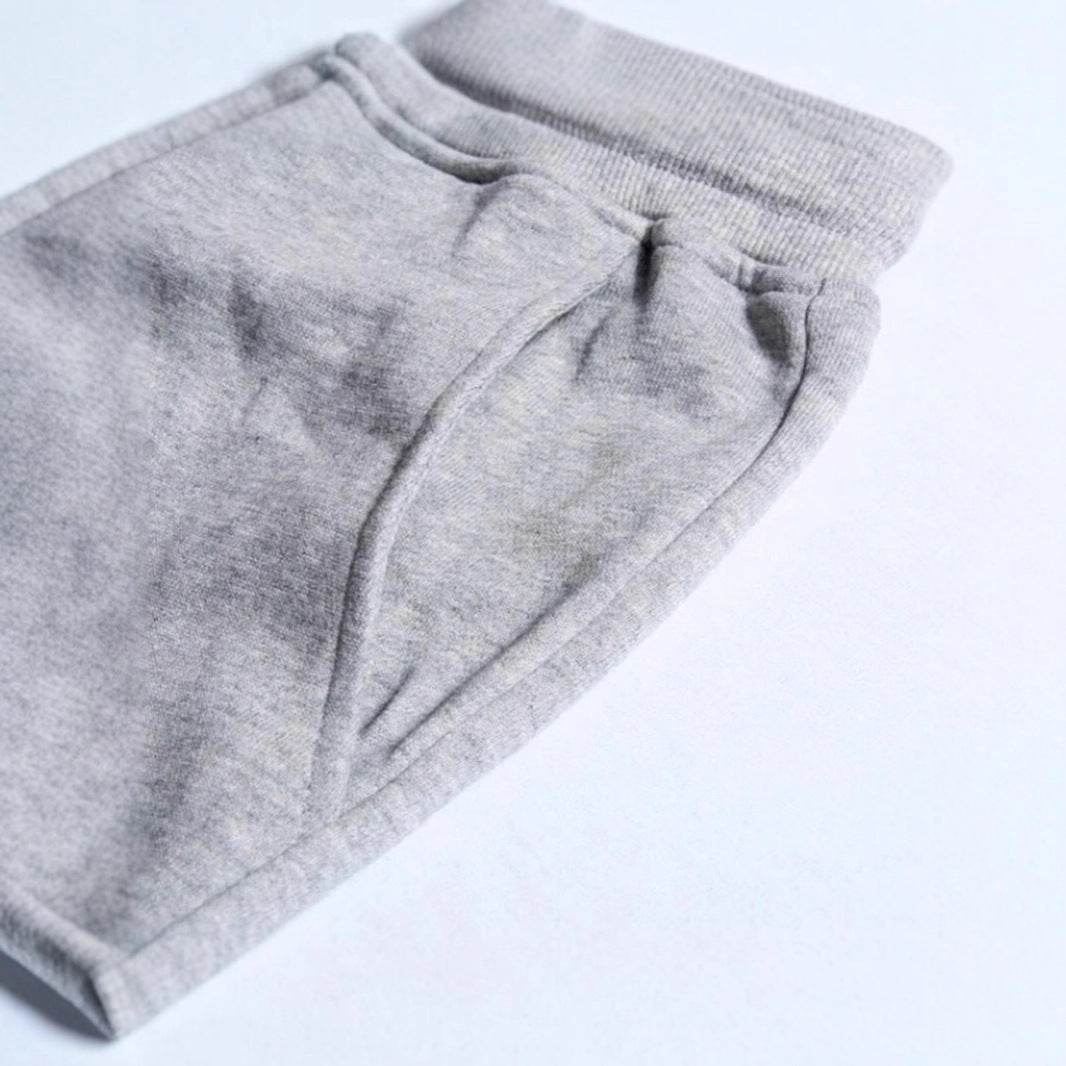 Unisex nan athleisure Jogginghose mit innen angerautem Fleece, elastischem Kordelbund und gerippten Knöchelabschlüssen EB