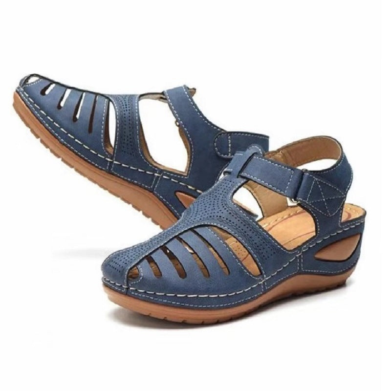 Damen Sandalen mit verstellbarem Riemendesign und atmungsaktivem Obermaterial EB