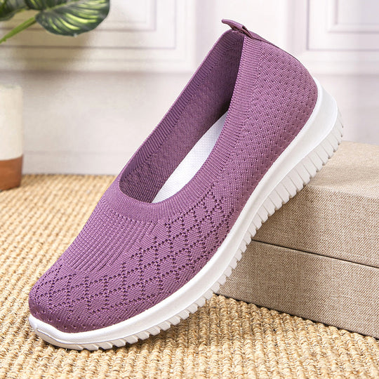 Damen Bequeme Ballerinaschuhe EB