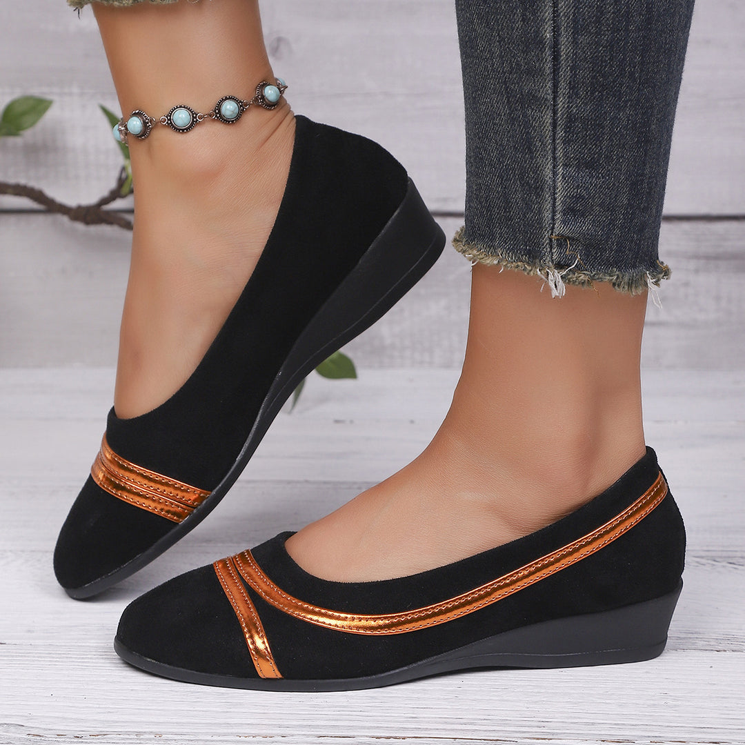 Damen Ballerinas mit elegantem Akzent und komfortabler Sohle EB