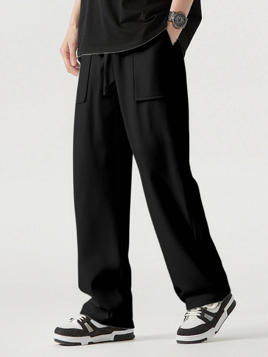 Herren Bequeme Cargo-Hose mit praktischen Taschen und elastischem Bund EB