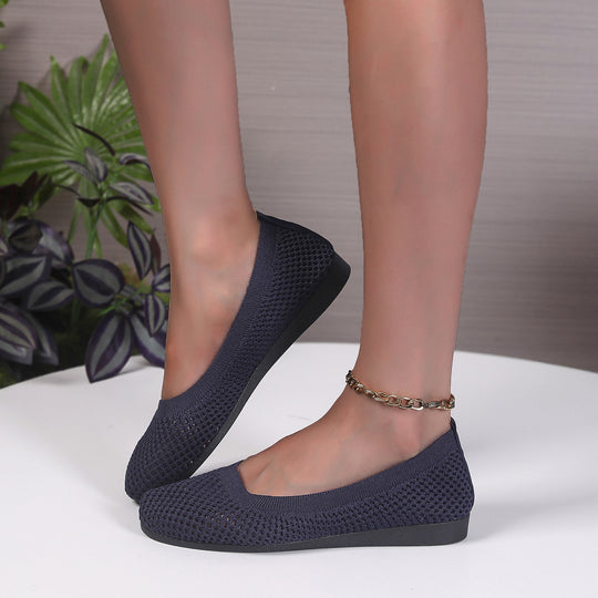 Damen Ballerinas aus atmungsaktivem Netzmaterial EB