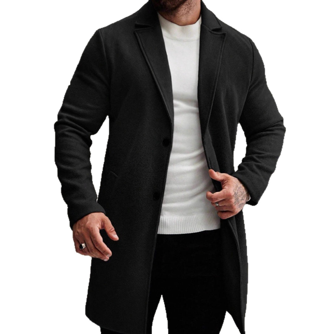 Herren eleganter Wollmantel EB