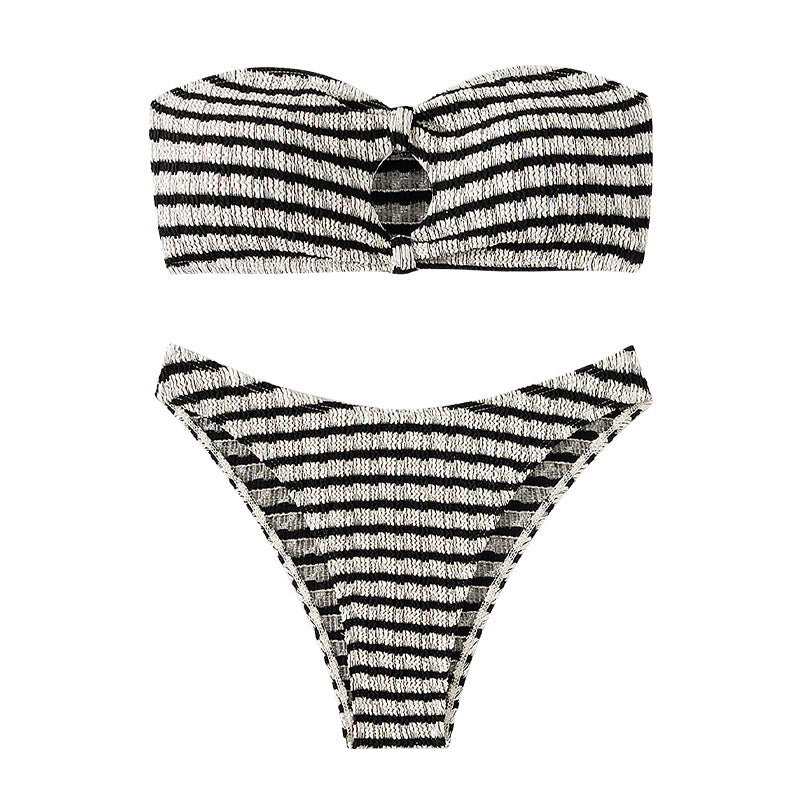 Damen Bandeau-Bikini mit trendy Ausschnitt EB