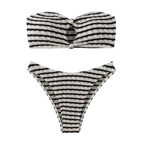 Damen Bandeau-Bikini mit trendy Ausschnitt EB
