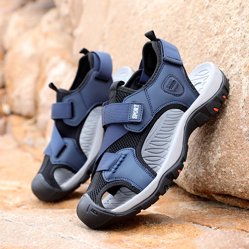Herren Sportliche Outdoor-Sandalen mit verstellbarem Riemensystem EB
