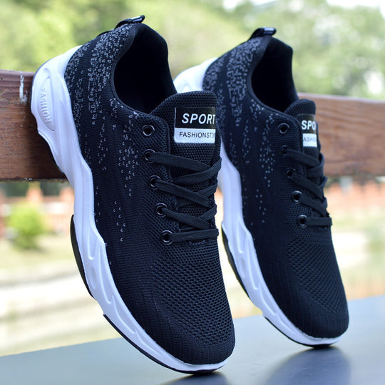 Damen Sportliche Lightweight Sneakers mit atmungsaktivem Mesh-Obermaterial EB