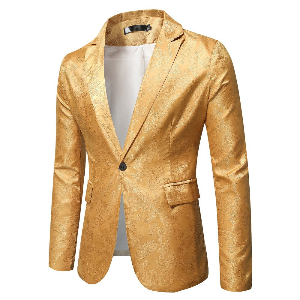 Herren eleganter Blazer mit Paisleymuster EB