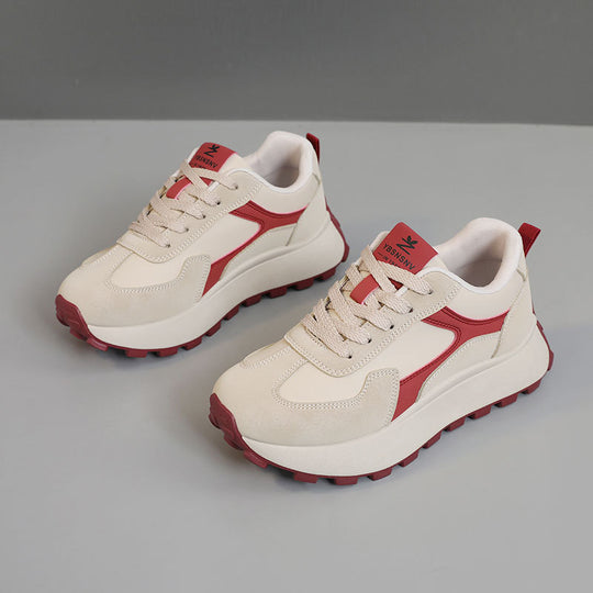 Damen Sportliche Sneaker mit stabiler Sohle und atmungsaktivem Obermaterial EB