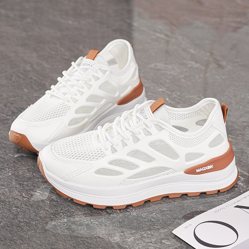 Damen Sportliche Laufschuh mit atmungsaktivem NetzoberMaterial und dämpfender Sohle EB