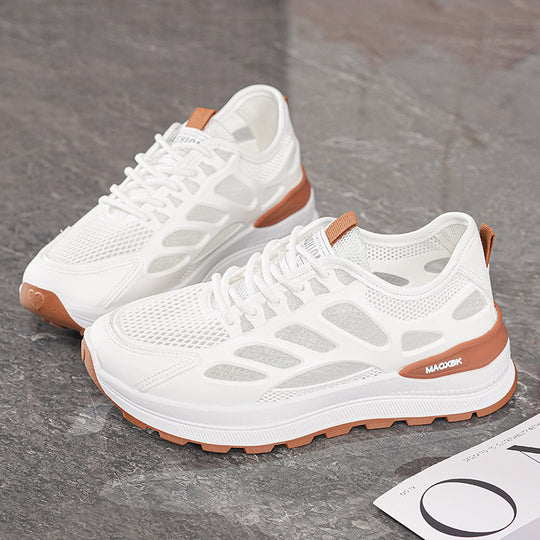 Damen Sportliche Laufschuh mit atmungsaktivem NetzoberMaterial und dämpfender Sohle EB