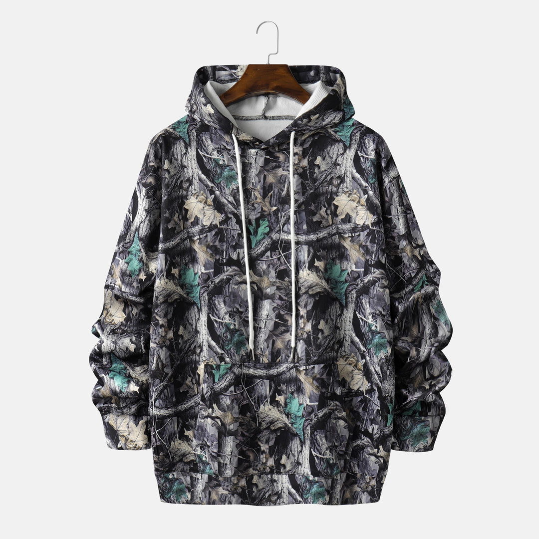 Herren Kapuzenpullover mit innovativem Camouflage-Druck EB