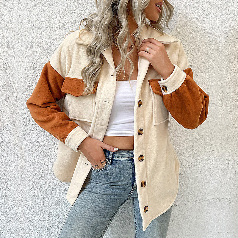Damen Freizeitjacke mit praktischen Taschen und gemütlichem Stoff EB