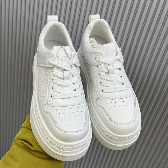 Damen Plattform Sneakers mit modernem Design und atmungsaktiver Netzstruktur EB