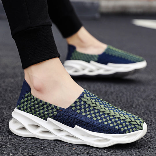 Damen Sportliche Slip-On Sneakers mit flexiblem Design und atmungsaktiver Obermaterialtechnologie EB