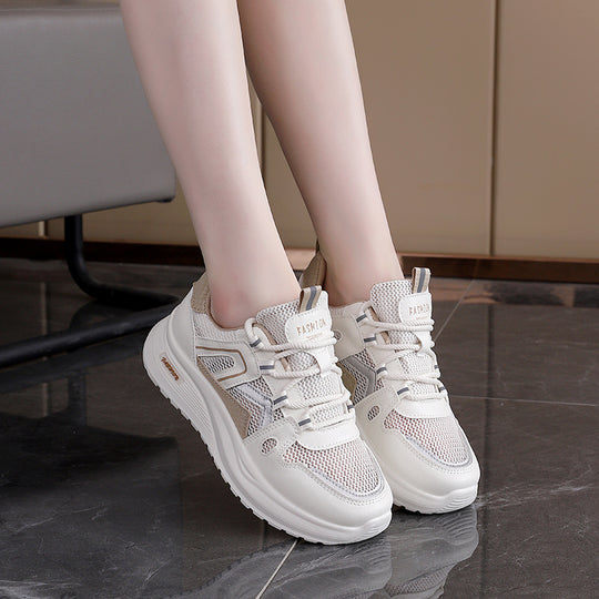 Damen Sneakers mit atmungsaktivem Mesh-Design und stoßdämpfender Sohle EB