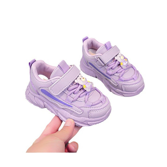 Damen Sportliche Sneaker mit niedlichen Figuren EB