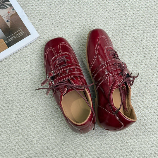 Damen modische Sneakers mit verstellbarem Riemendesign EB