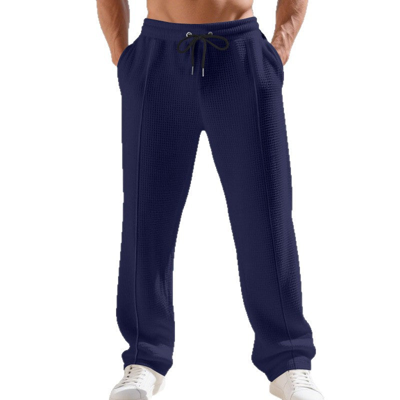 Herren Sportliche Freizeithose mit elastischem Bund und strukturiertem Gewebe EB