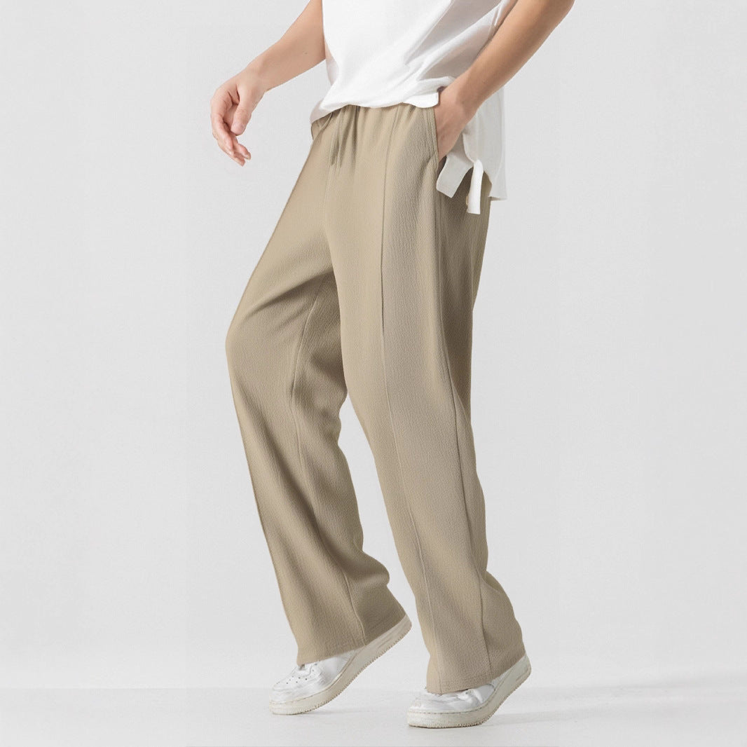 Herren Elegante, weite Freizeithose aus atmungsaktivem Gewebe EB