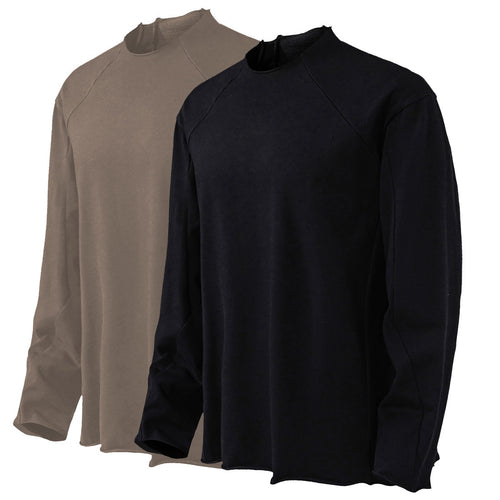 Herren lässiges Langarmshirt mit modernem Schnitt und atmungsaktiver Baumwollqualität EB
