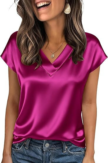 Damen Satinbluse EB