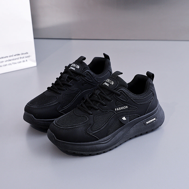 Damen Komfortable Fitness-Sneaker mit stoßdämpfender Sohle und atmungsaktiven Einsätzen EB