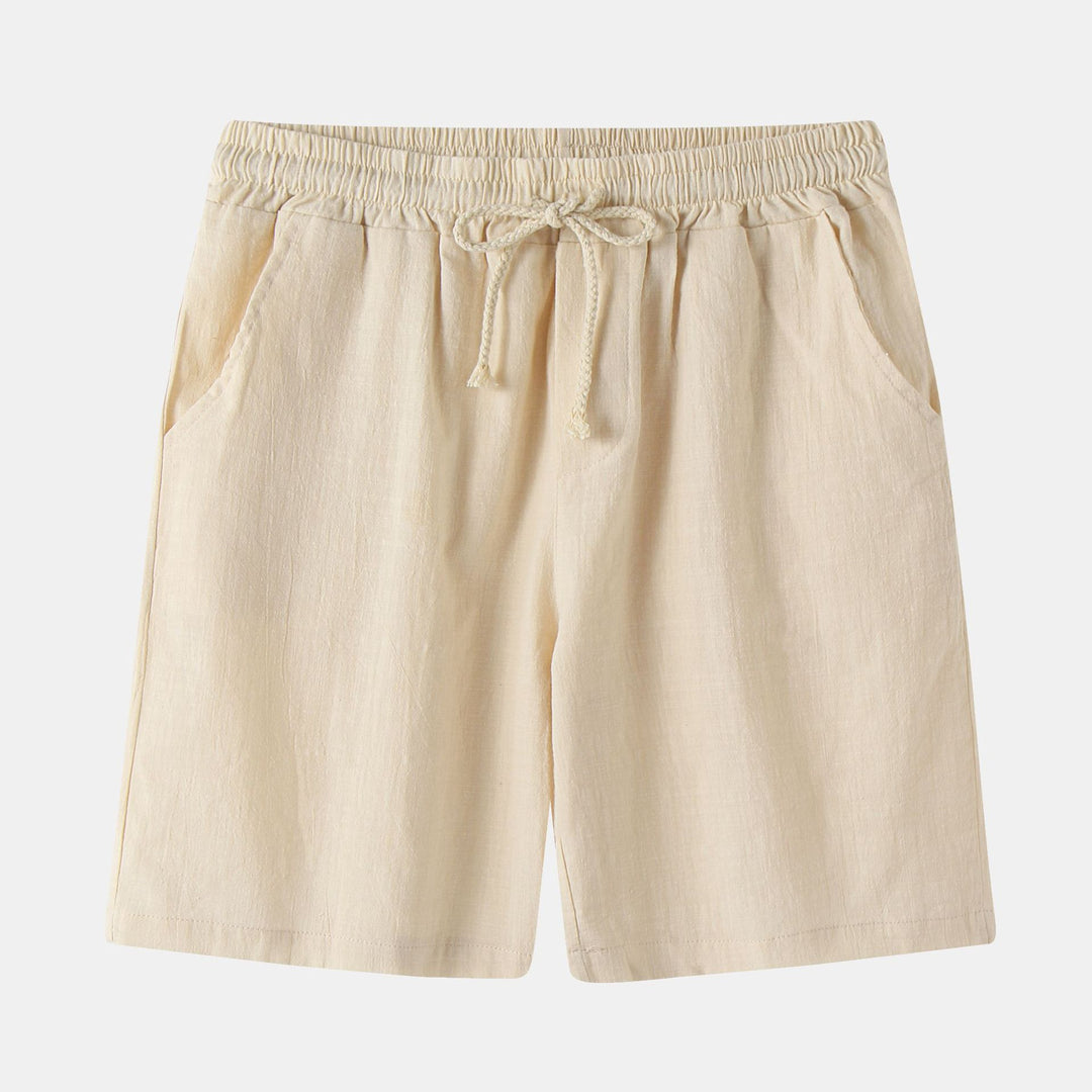 Herren Bermuda-Shorts mit elastischem Bund und seitlichen Taschen EB