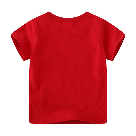 Jungen T-Shirt mit bunten Dinosaurierapplikationen EB