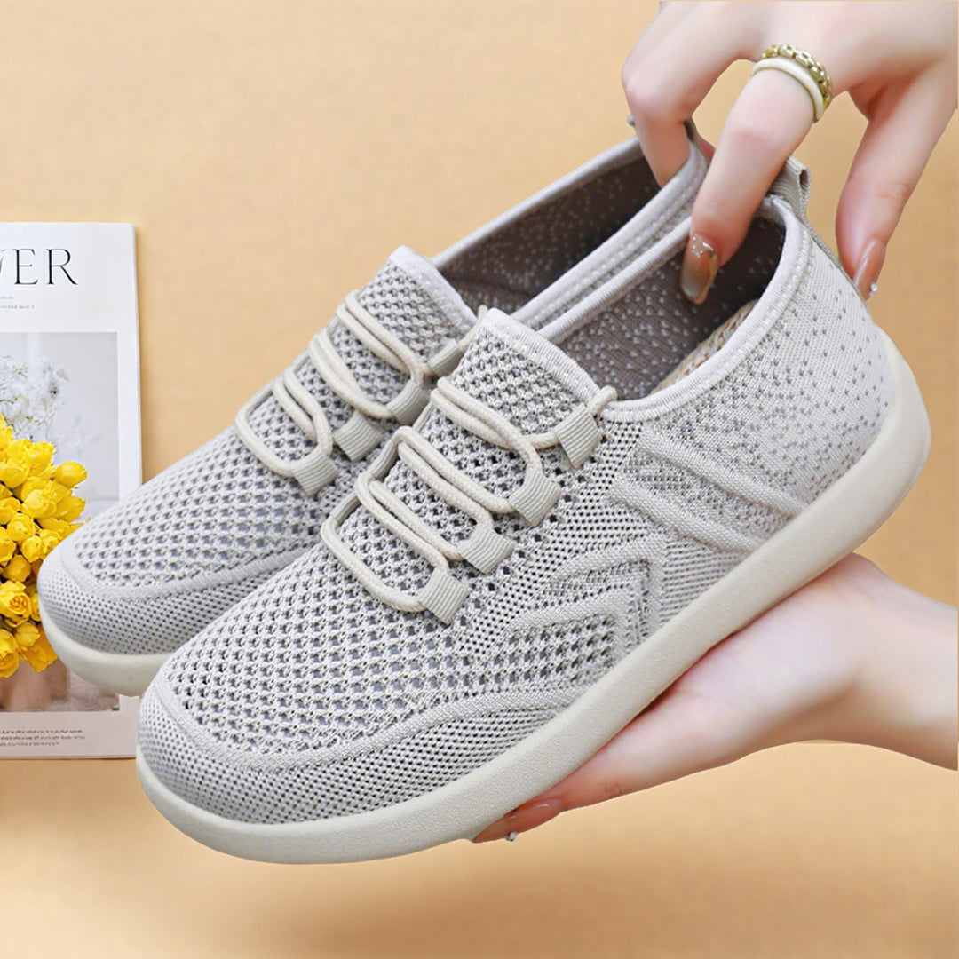 Damen Sportliche Mesh-Sneaker mit flexiblem Sohlenkonzept EB