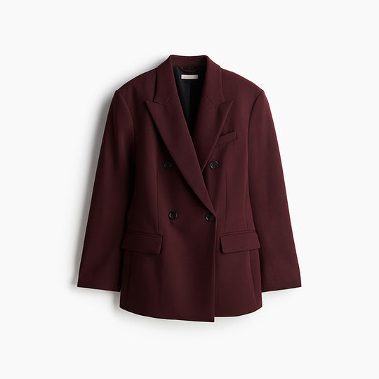 Damen Oversized Blazer mit doppelter Knopfleiste und modernem Schnitt EB