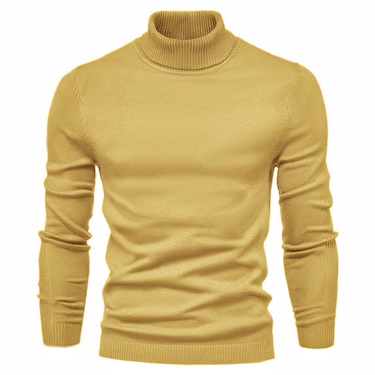 Herren Grober Rollkragenpullover aus wärmendem Material mit strukturierter Oberfläche EB