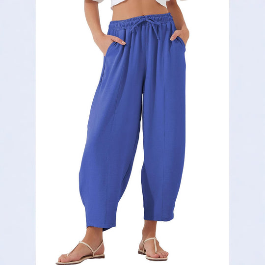 Damen Lockerer Fit Leichte Hosen EB