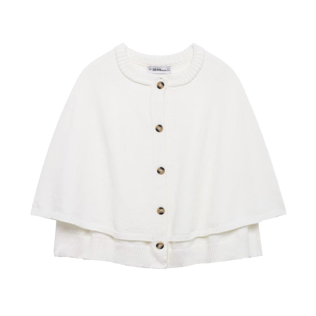 Damen Strick Poncho EB