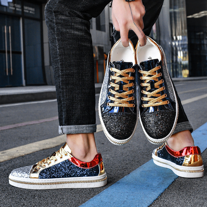 Damen Glitzernde Sneakers mit hochwertiger Sohle von EB