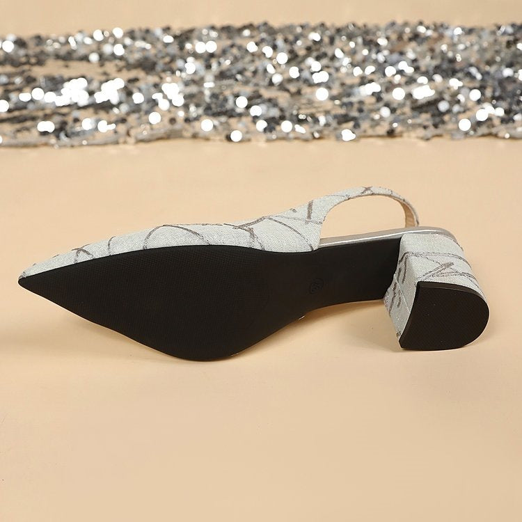Damen Elegante und stilvolle Pumps mit geschwungenem Absatz EB