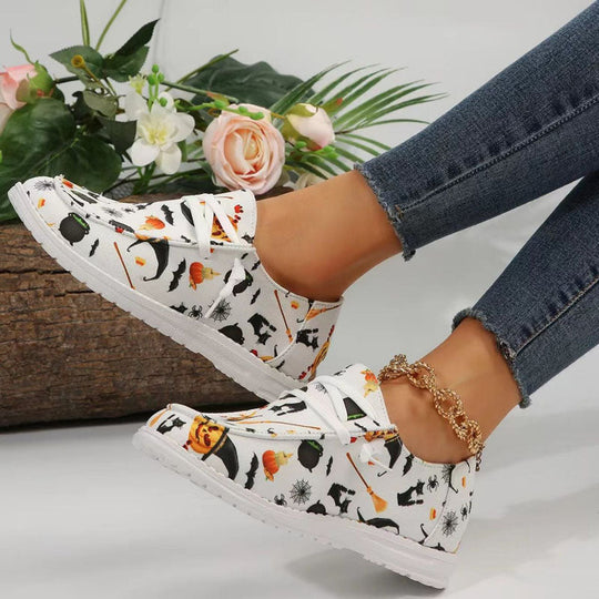 Kreative Schuhe Halloween Druck EB