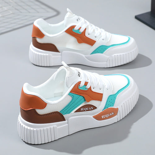 Damen Sportliche Sneakers mit atmungsaktiver Oberfläche und dämpfendem Sohlenprofil EB