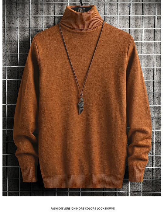 Herren bequemer Rollkragenpullover EB